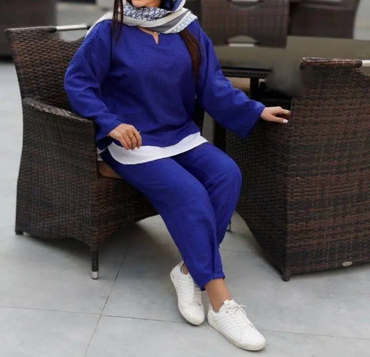 ❤️نام: تونیک و شلوار مدل آرنوشا
