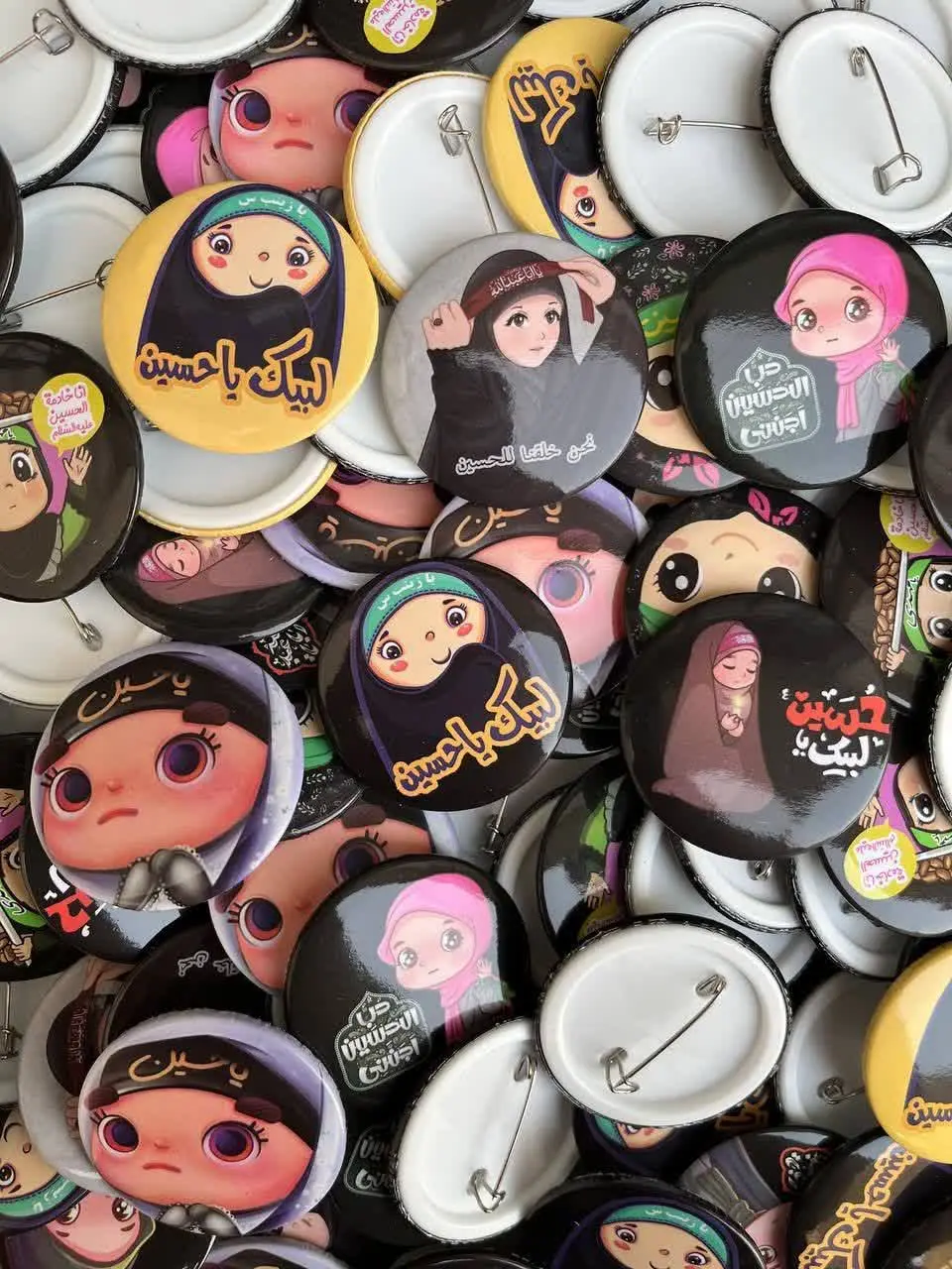 🏴پیکسل فلزی اربعین نوشته عربی🏴
