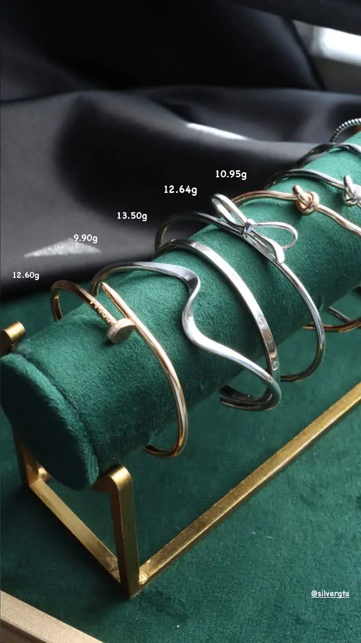 ست دستبندهای نقره ای جدیدمون 😍