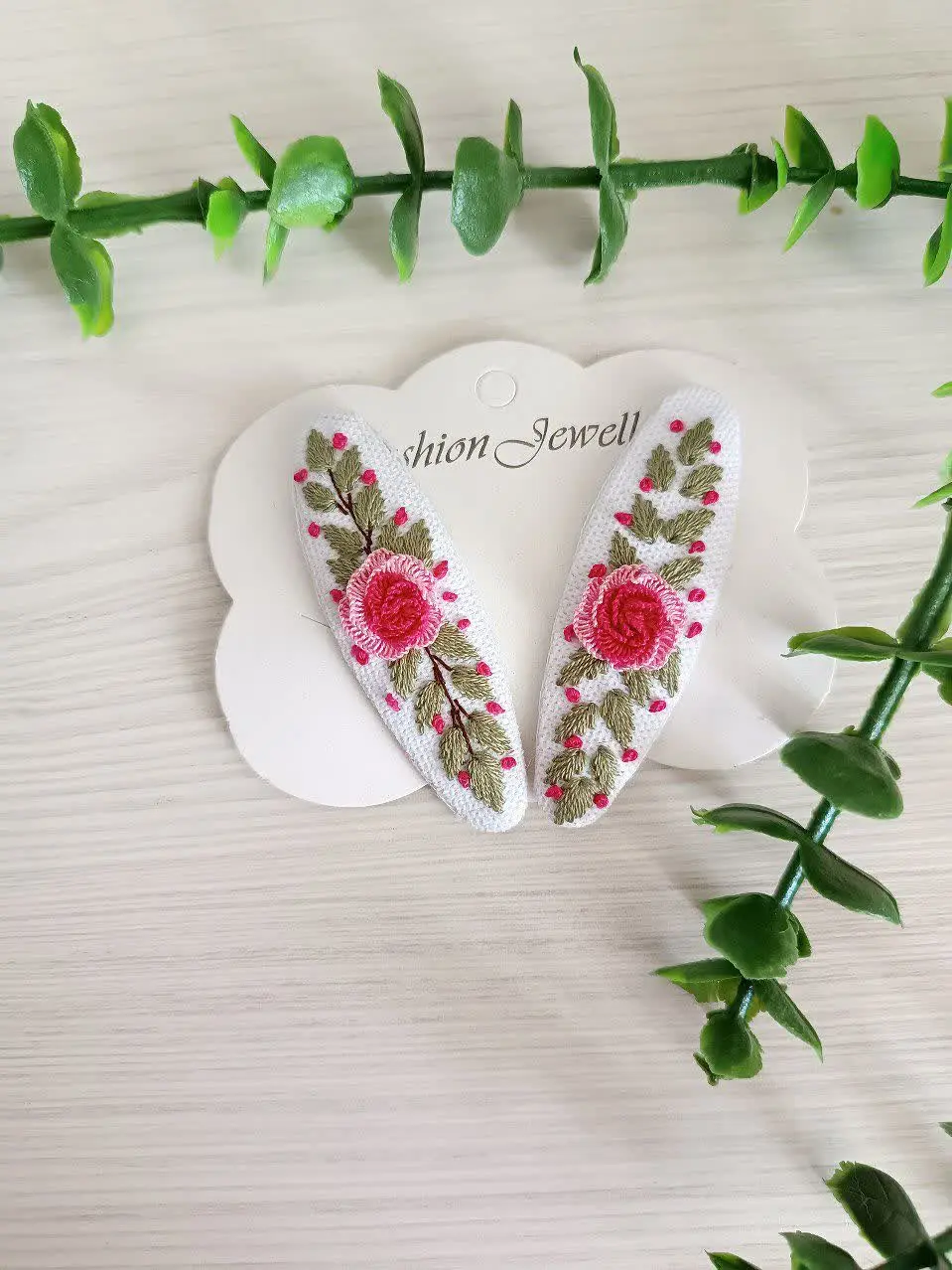 🌸گیره مو بیضی 🌸
