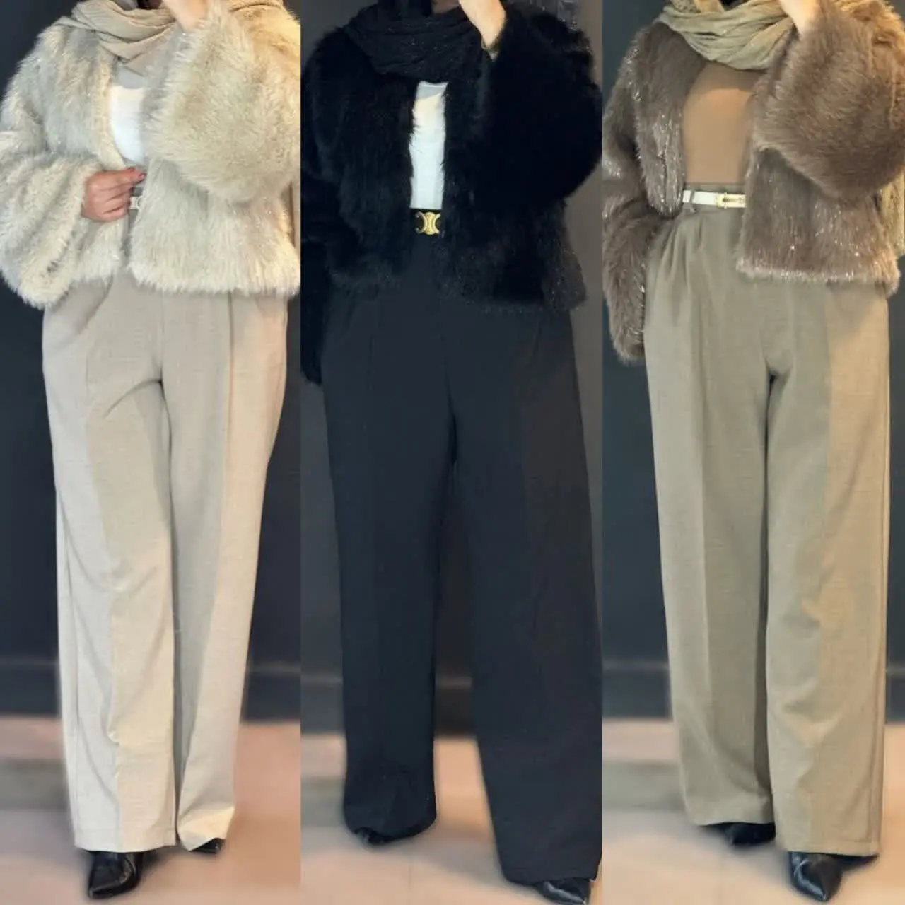 🤍کت کراپ خزآستردار