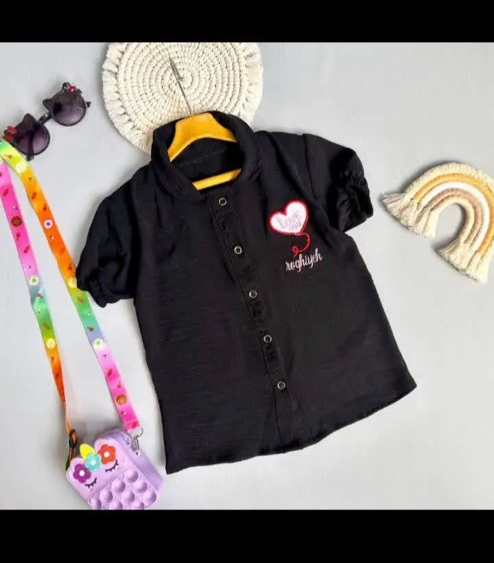 پیراهن دخترانه‌ی گلدوزی شده 😍
