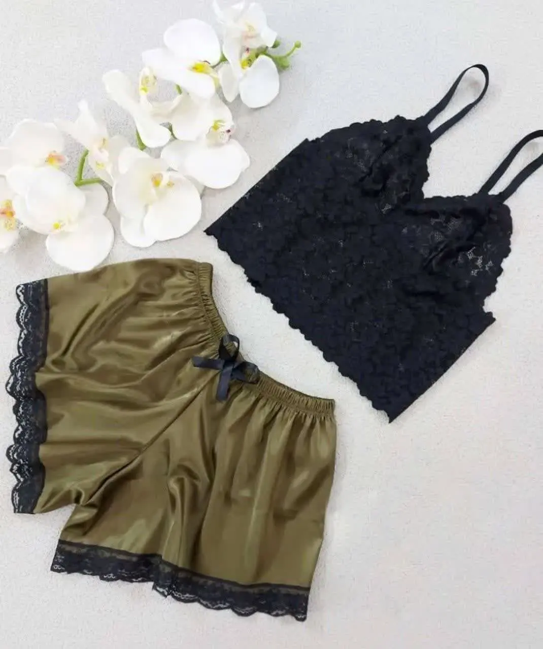 🌿لباس خواب دو تیکه