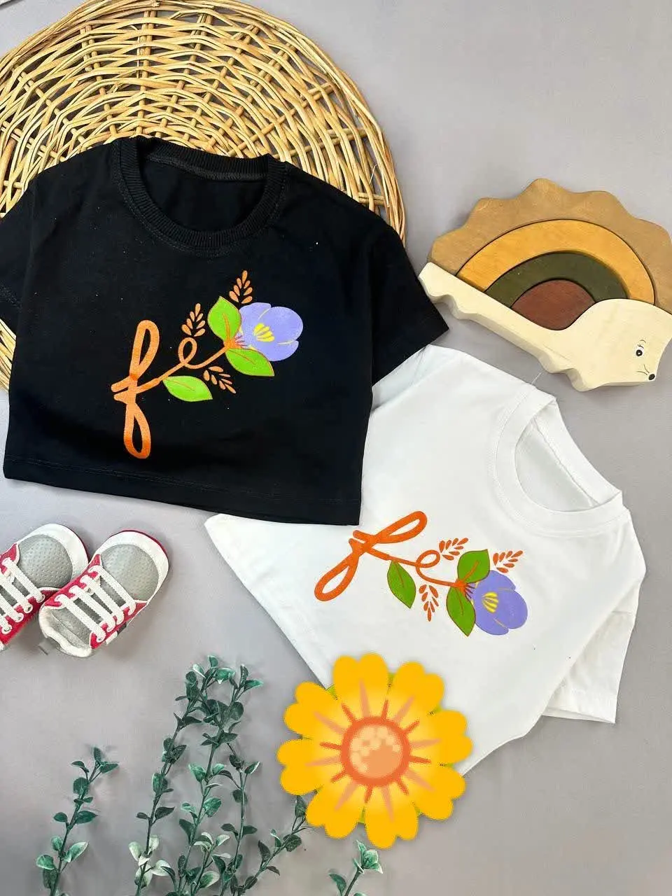 بلوز تک کراپ طرح گل یاسی 🎏