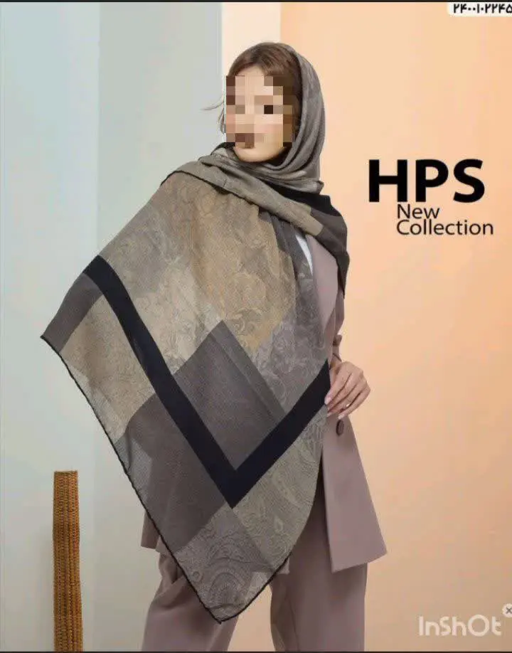 📣 #روسری_گارزا‌ژاکارد_دست‌دوز
