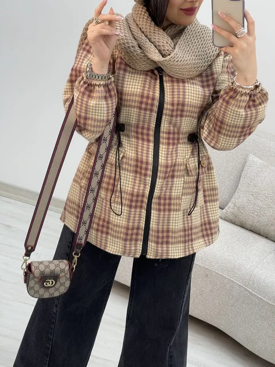 🌈رنگ بندی: خردلی, زرشکی کرم...