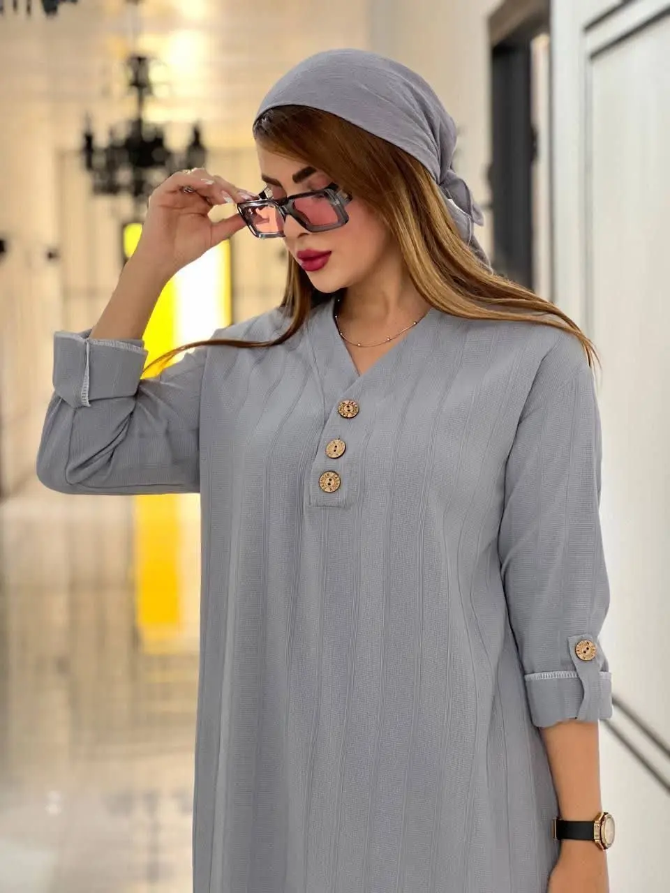 کفتان دکمه چوبی
