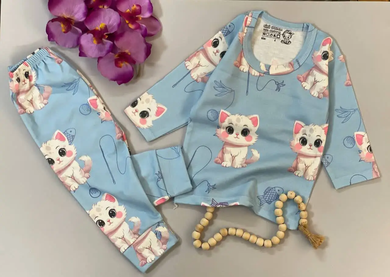 بلوزشلوار تمام چاپ لیزری