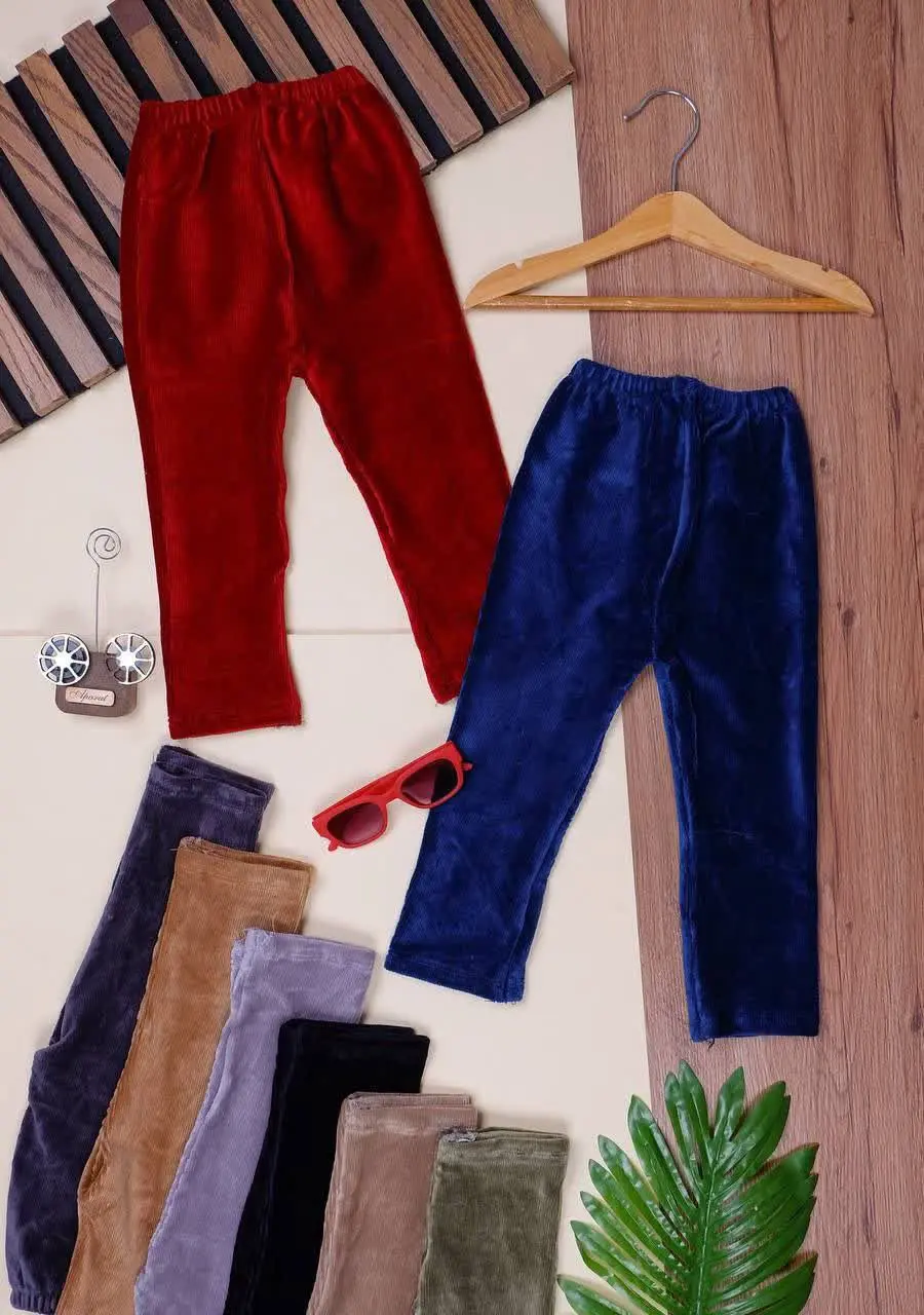 شلوارمخمل کبریتی اسپرت 
