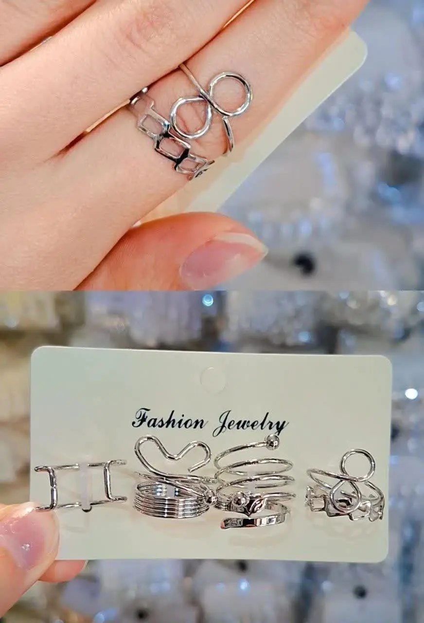 💍پک انگشتری تعداد بسیار محدود شده عزیزان😌
