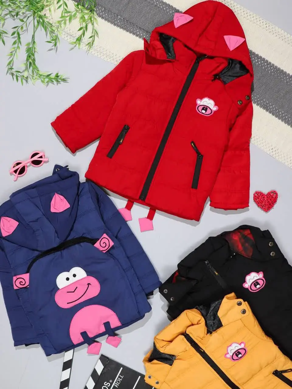 👫کاپشن پسرانه گلدوزی میمون👫