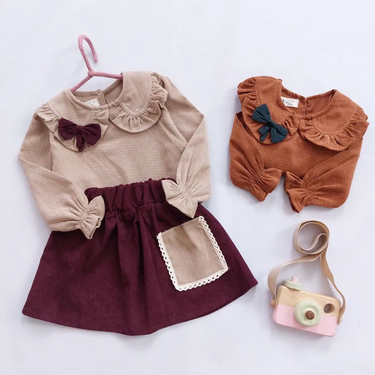 شومیز دامن یقه ب مخمل کبریتی 😍
