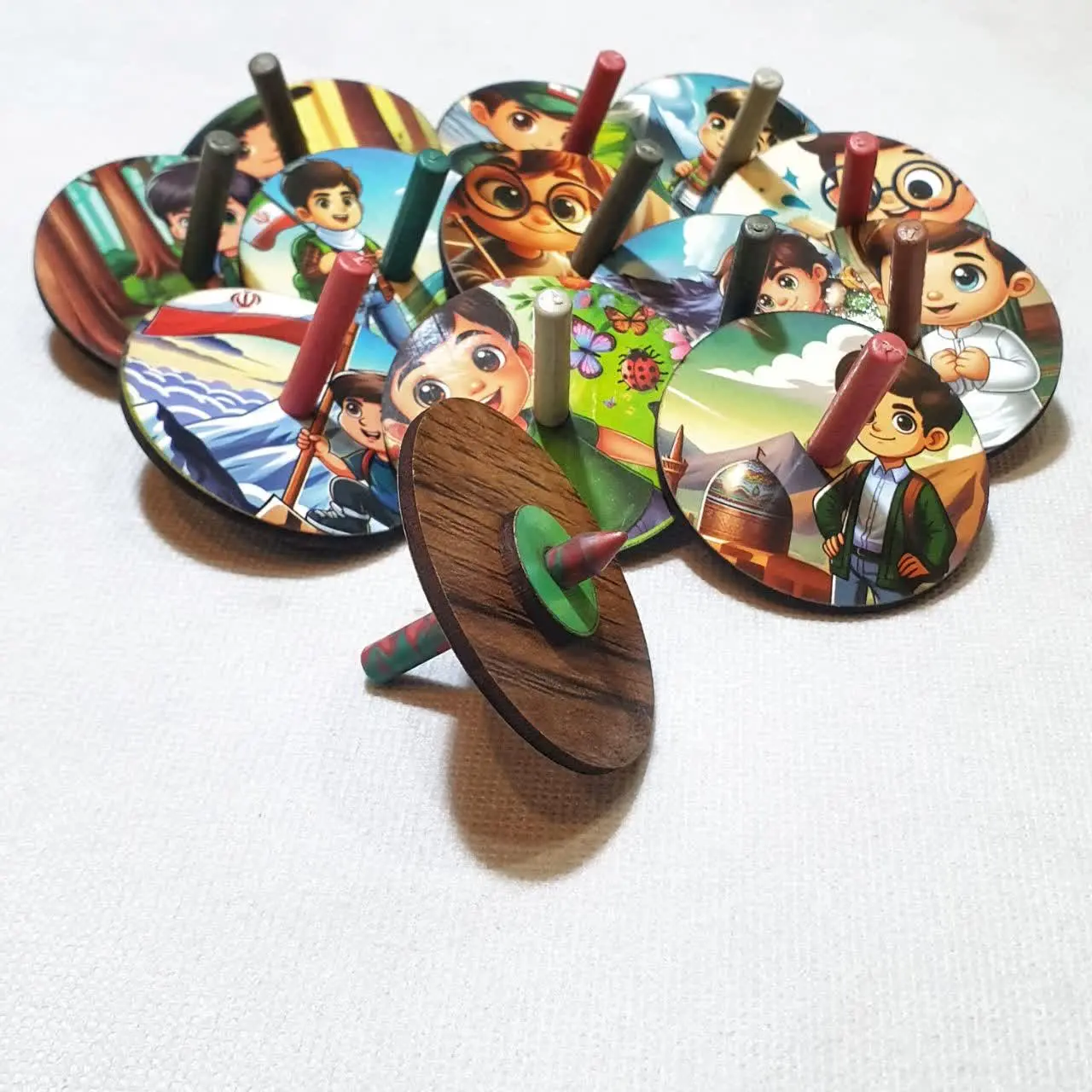 🔹فرفره چوبی دخترانه و پسرانه 
