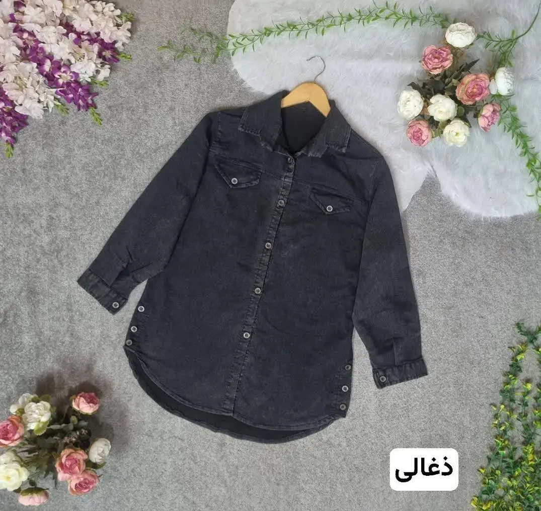 🖋نام: تونیک مانتویی بغل دکمه
