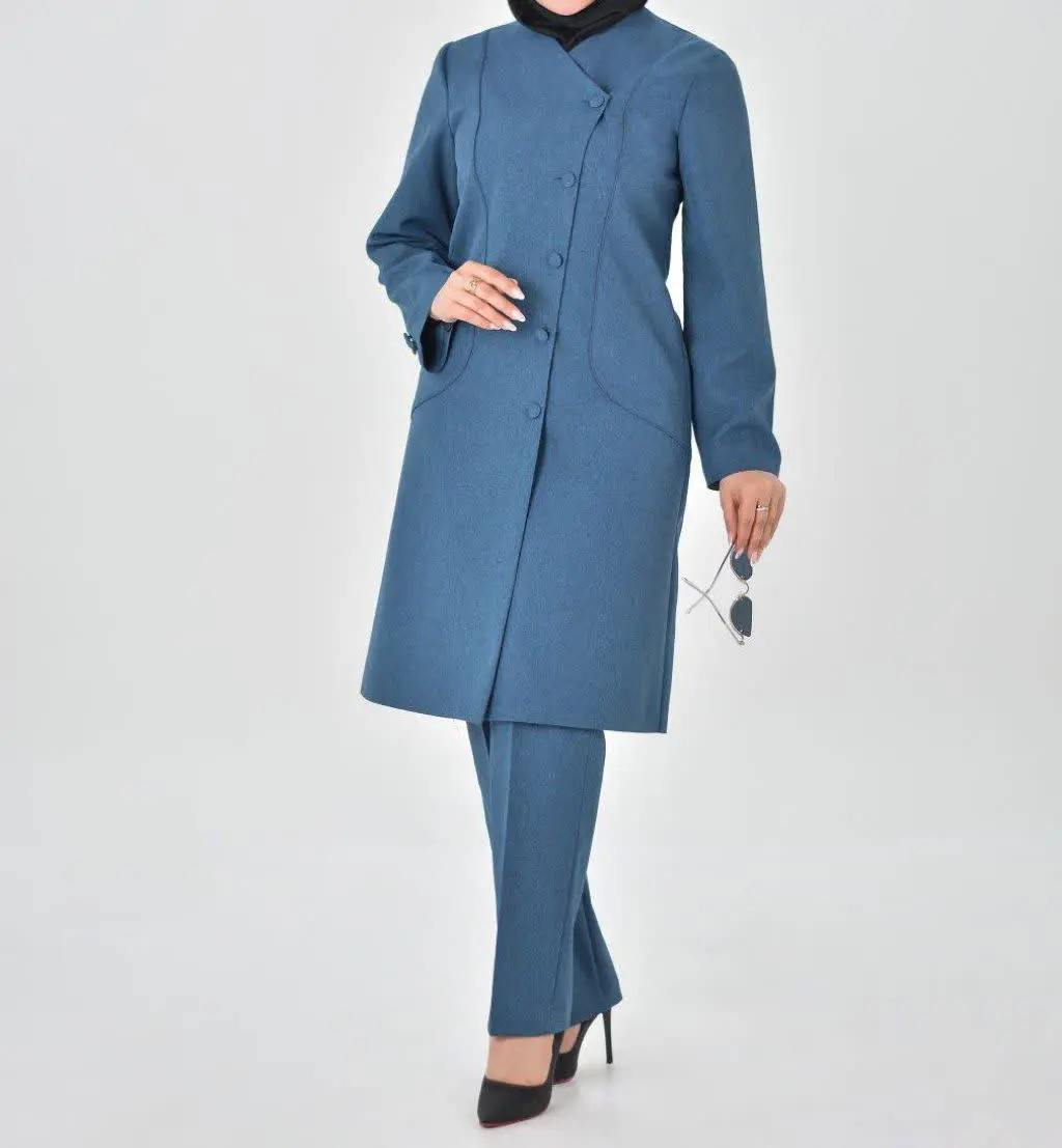 🖋نام: 🌹مانتو شلوار اداری خوشه