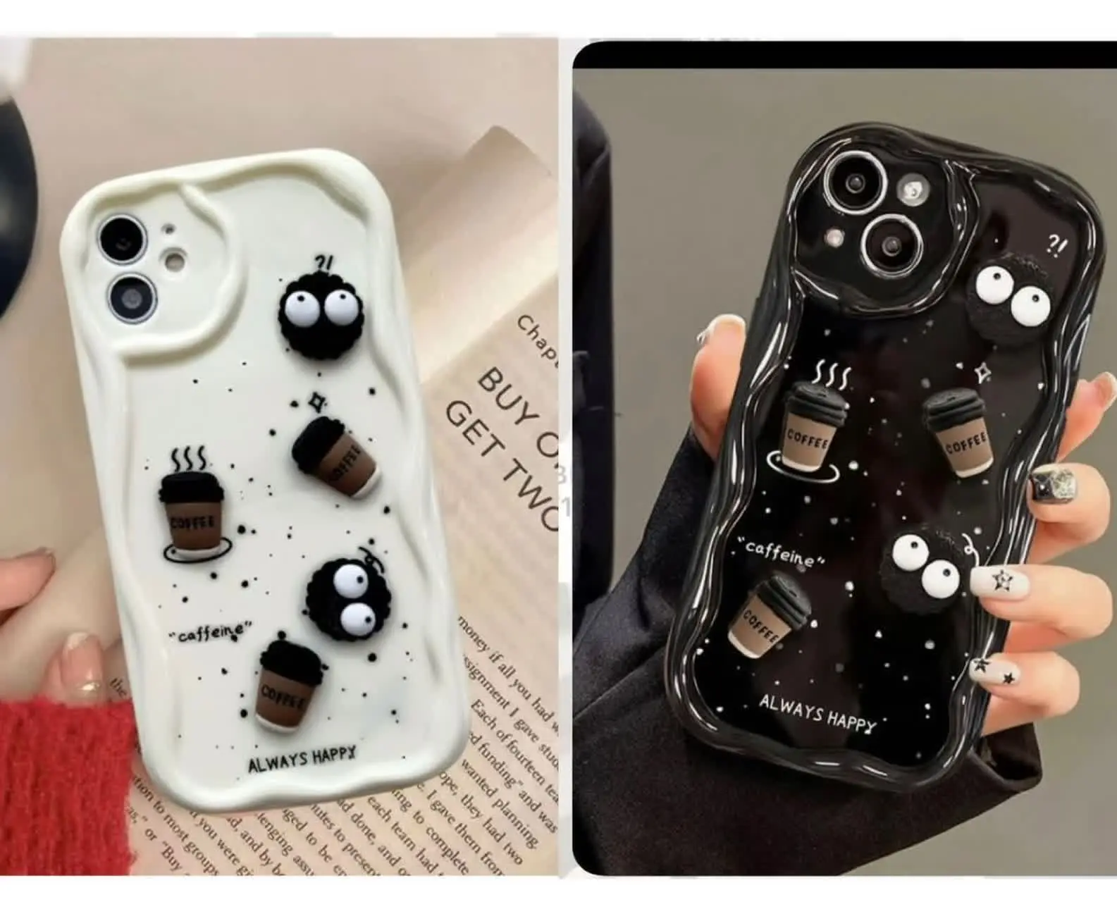 📱مدل قاب: قاب هپل کافی نسکافه موجی در دو رنگ
