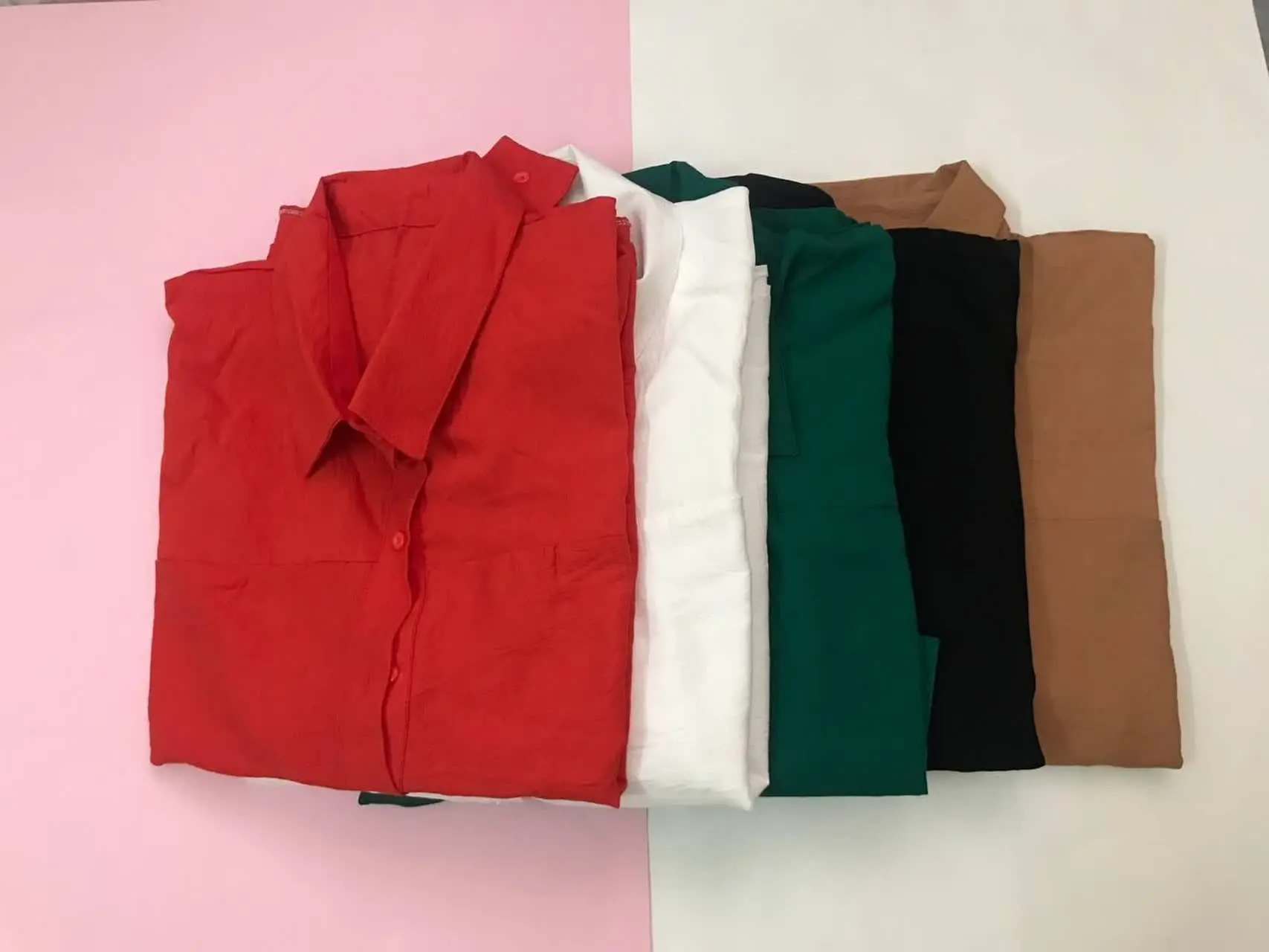 شومیز مانتویی مدل پانچ 🥰
