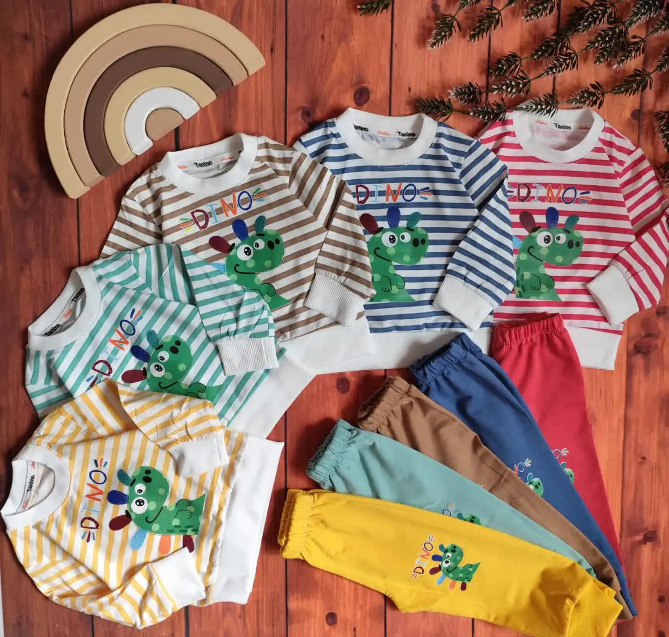 😍ست بلوز و شلوار راه راه دی...