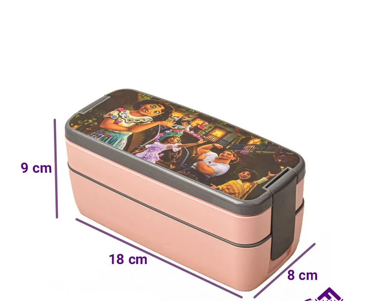 🌈سری جدید ظرف غدای دوطبقه گ...