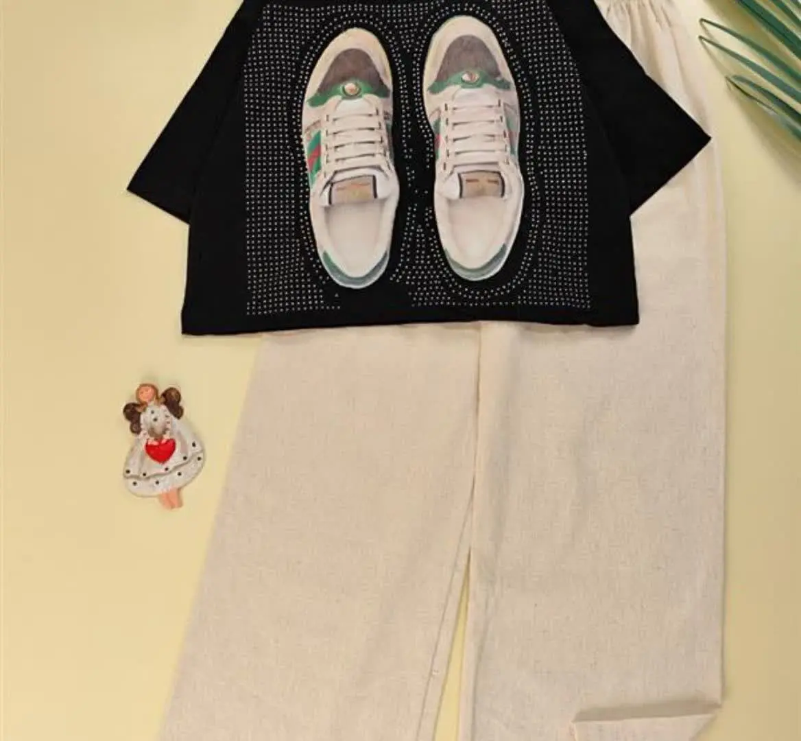 کراپ شلوار sneakers
