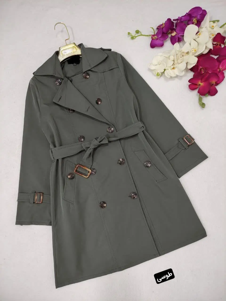 🍃نام: مانتو آستر دار پینک 
