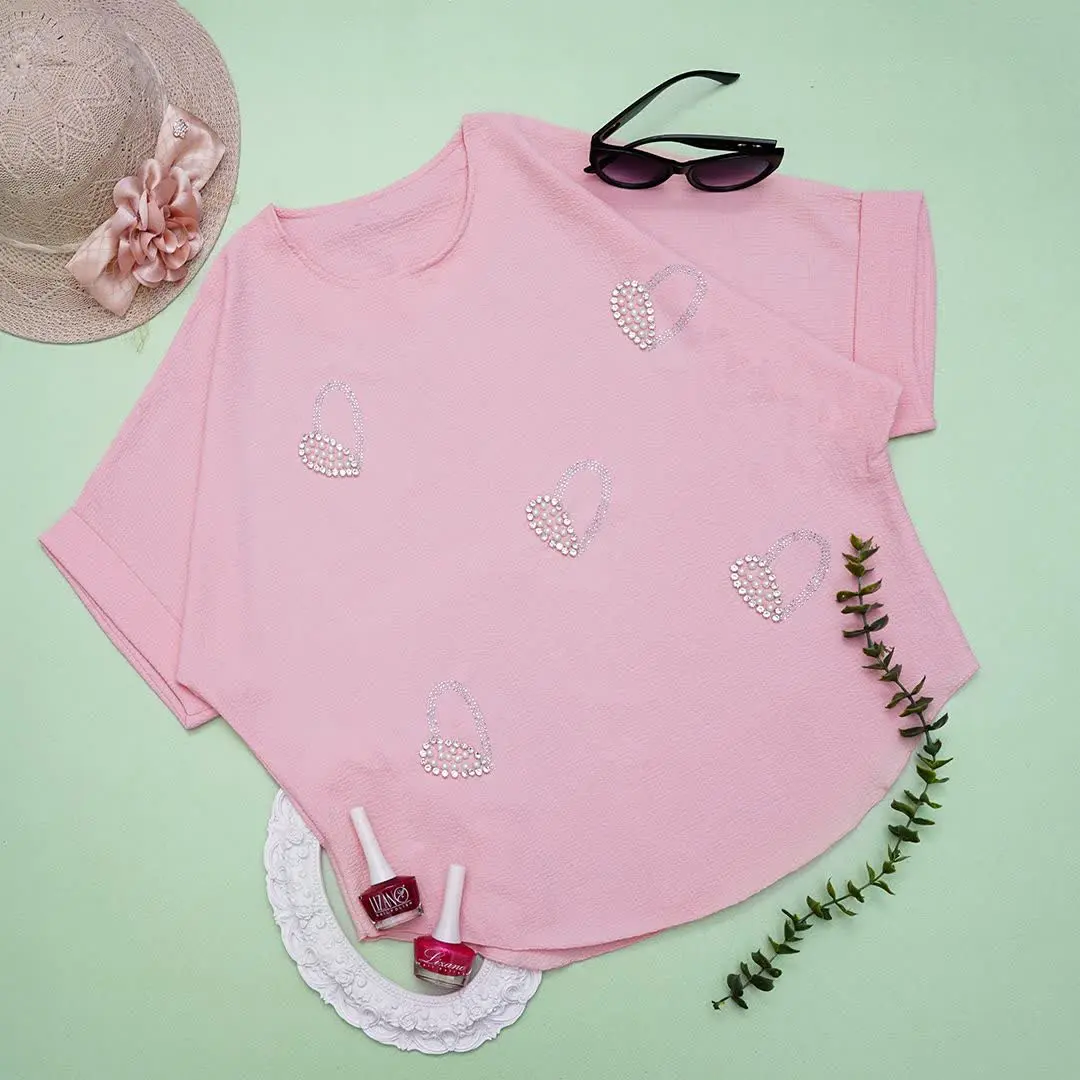 تیشرت کارشده زنانه ✨