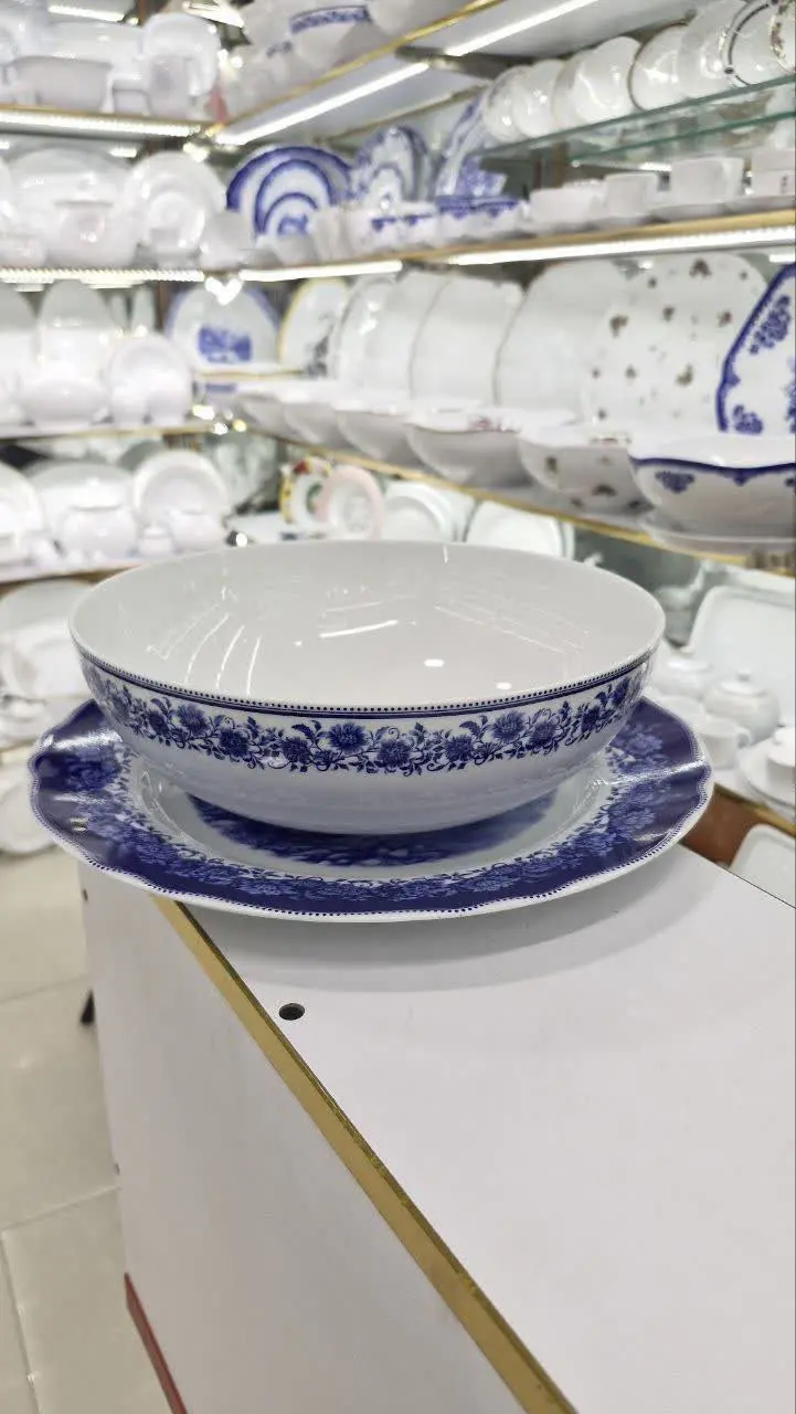🍽ست کاسه و بشقاب چینی زرین