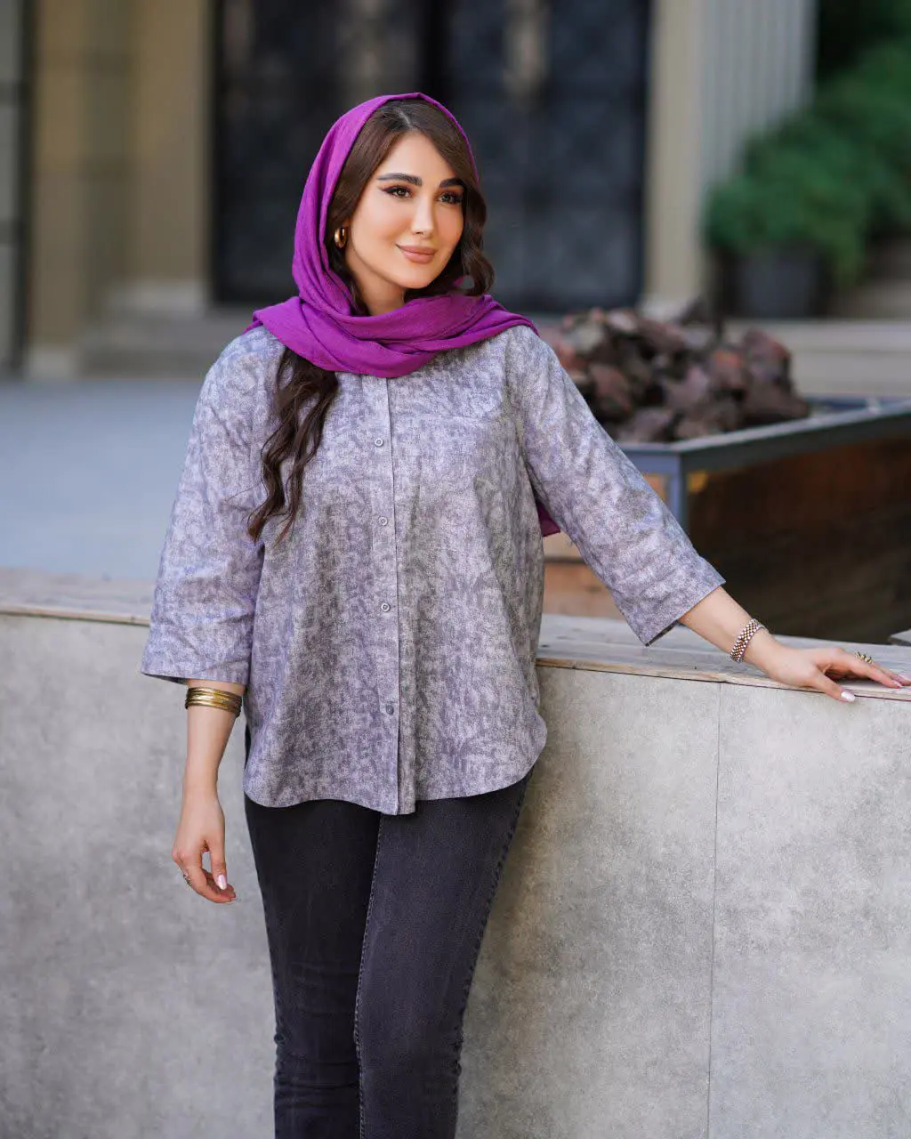 نام: شومیز یقه مردانه طرحدار
