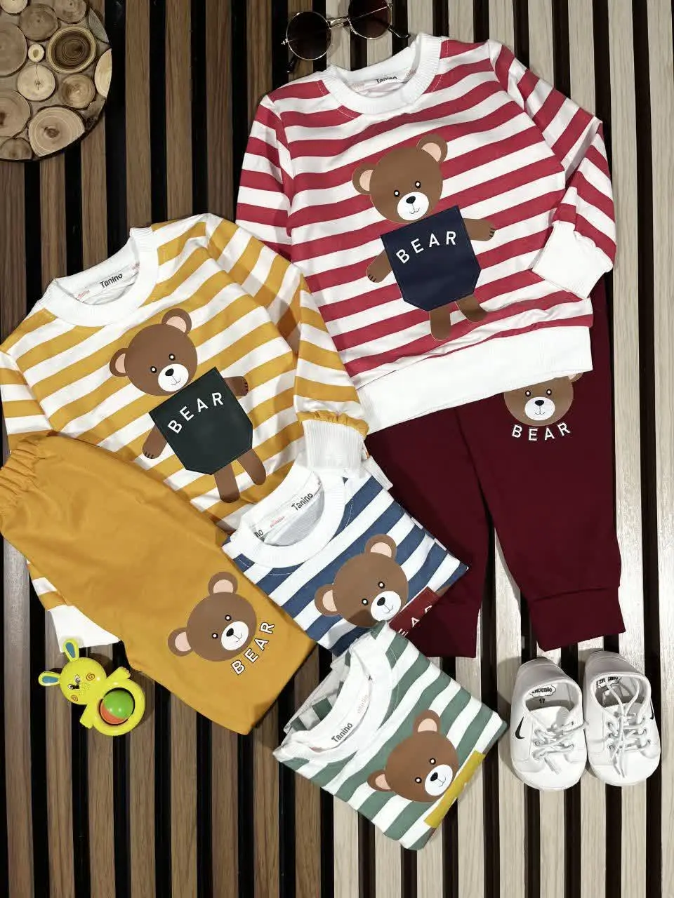 🦋لباس بچه گانه بلوز شلوار خ...