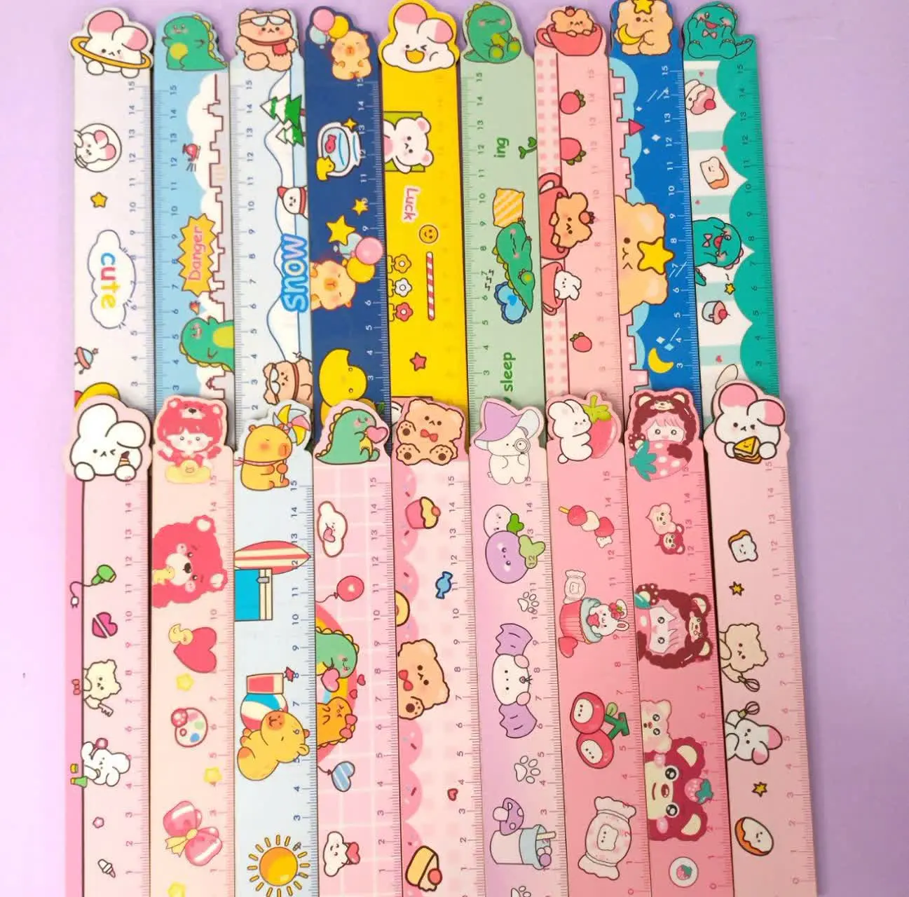 خط کش چوبی میکس فانتزی😍