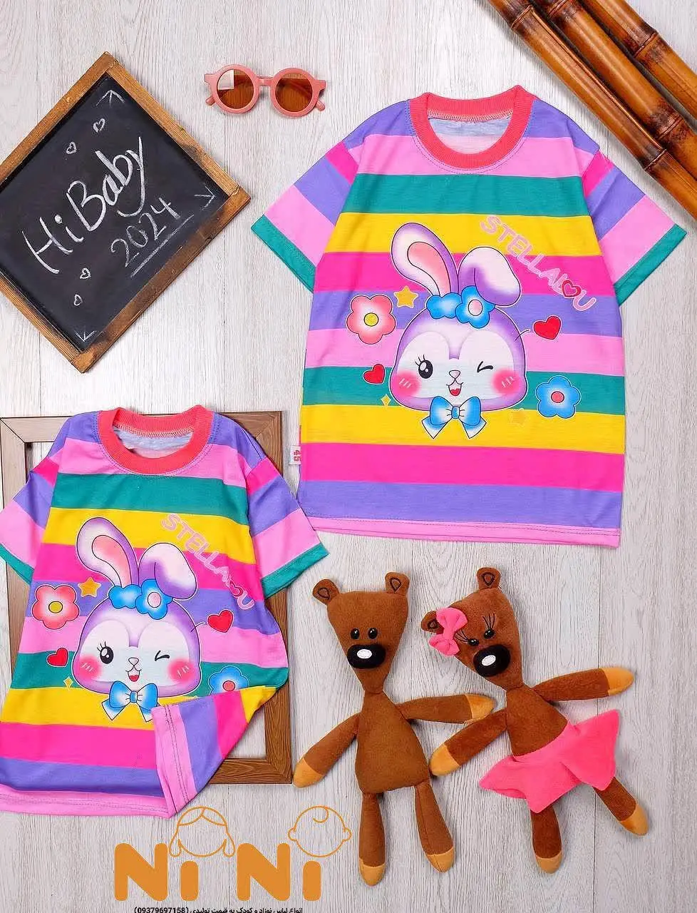 👫تیشرت تک پرچمی رنگی اسپان...