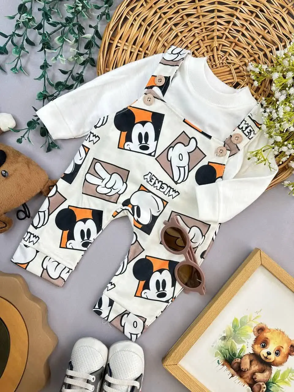 سرهمی پیشبندی طرح میکی موس...