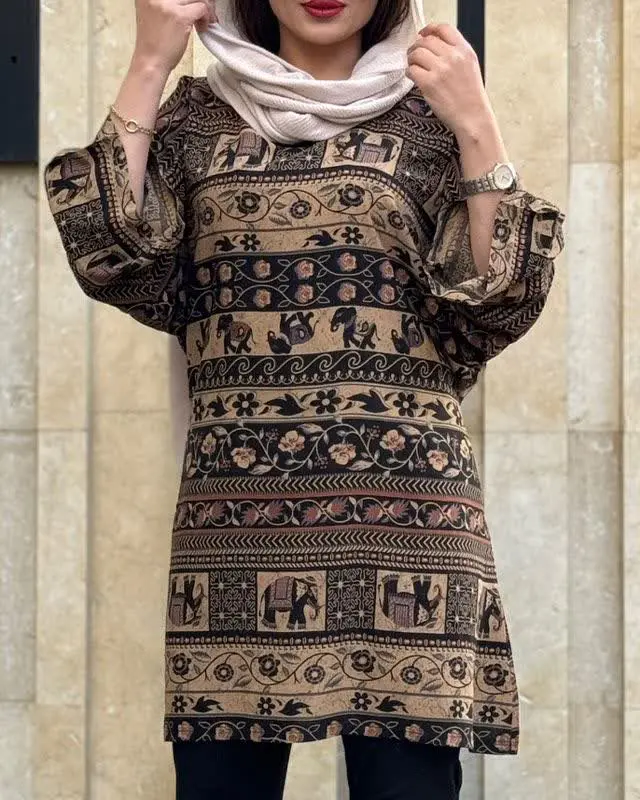 تونیک سایزبزرگ فیل طرح اندونزی