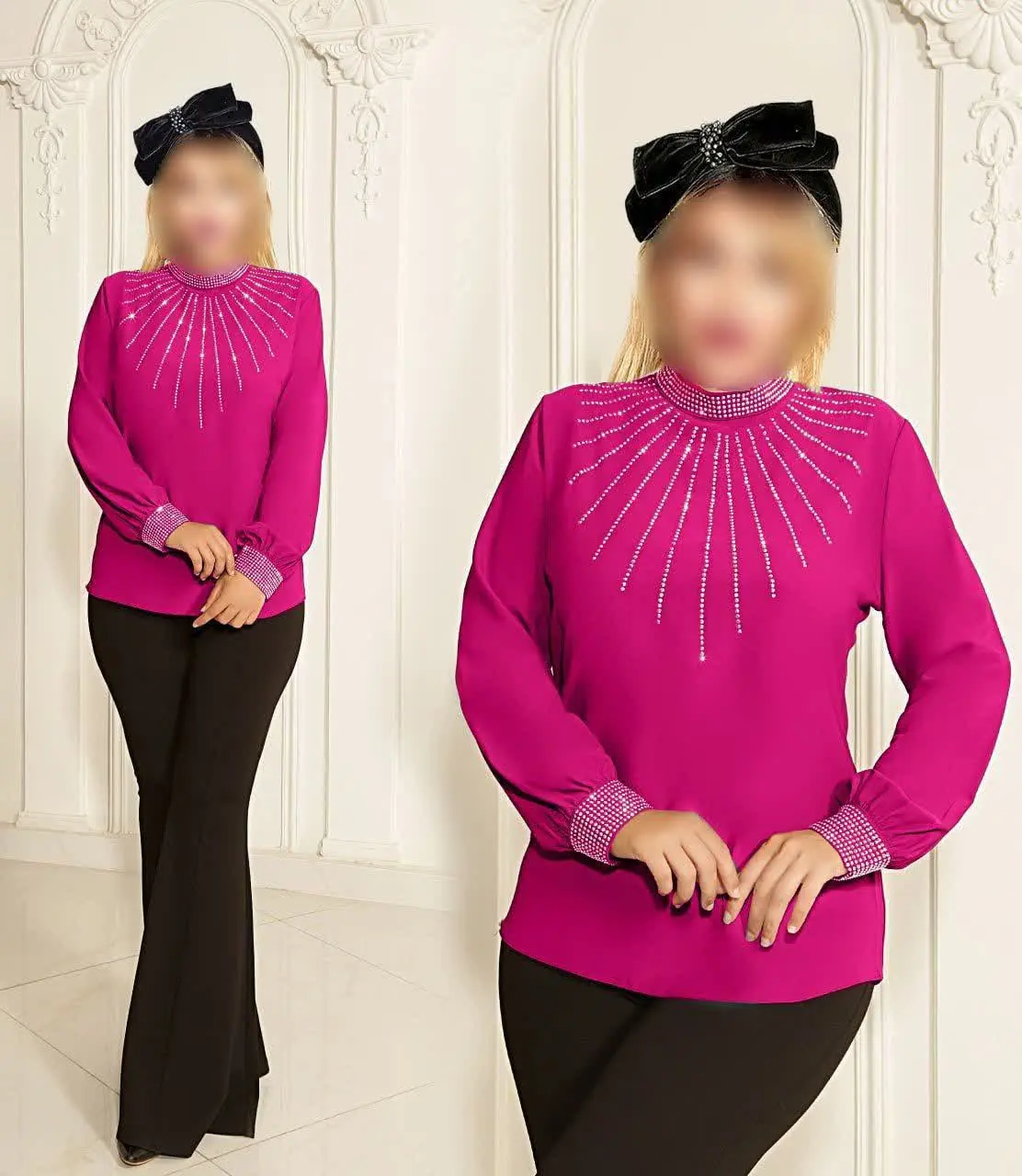 💞 شومیز مجلسی مدل خورشید💞
