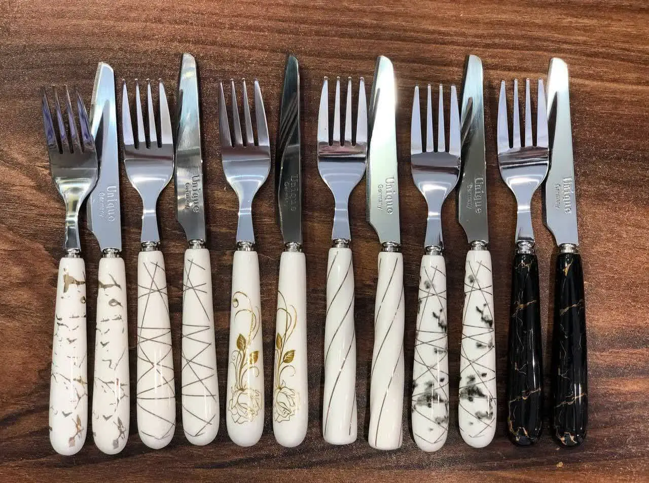 #کارد و چنگال سرامیکی یونیک🍓
