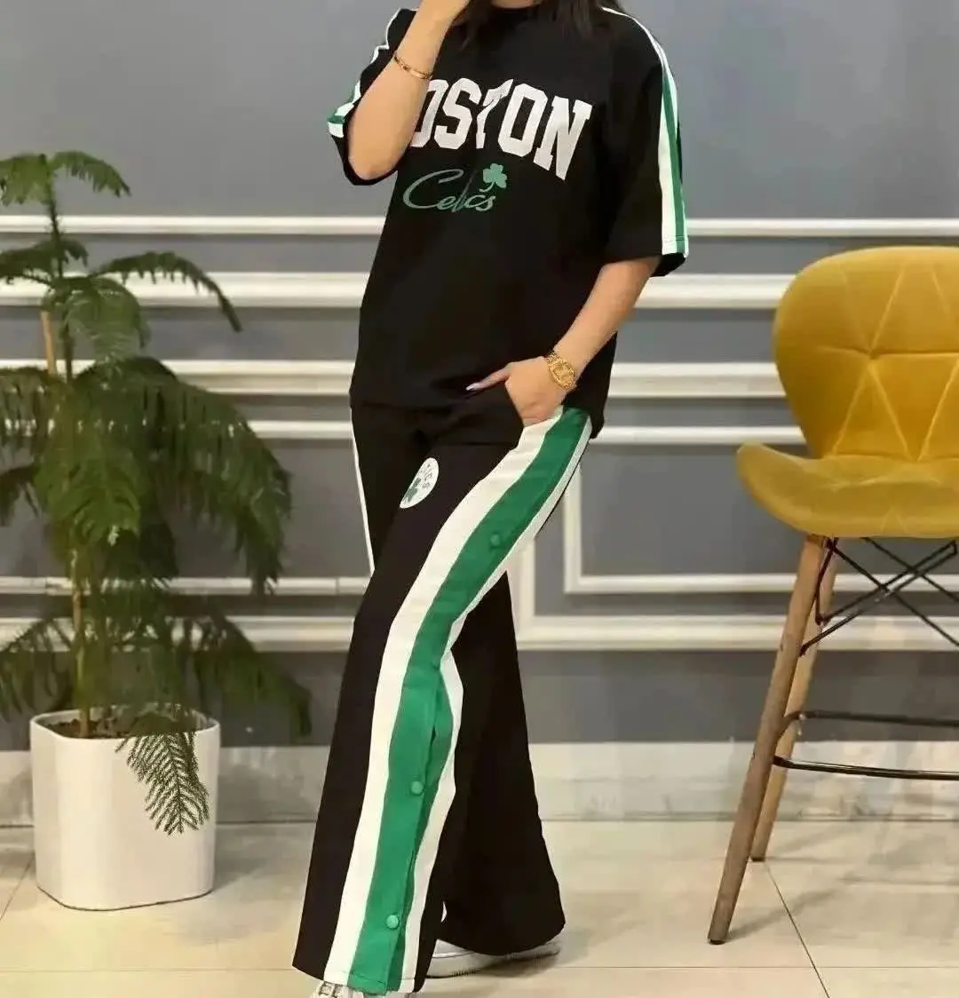 ❤️تیشرت و شلوار بگ BOSTON
