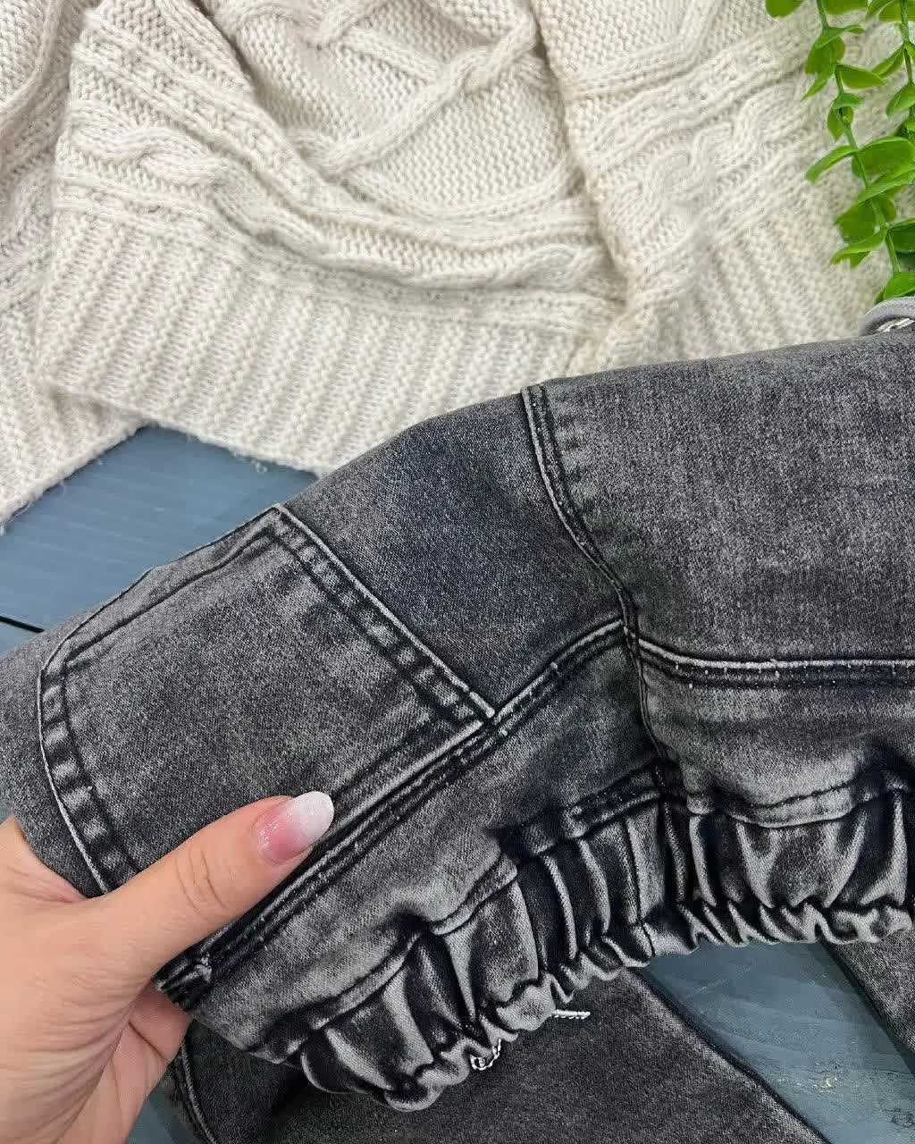 💞شلوار جین دخترانه طرح سنجاقک💞
