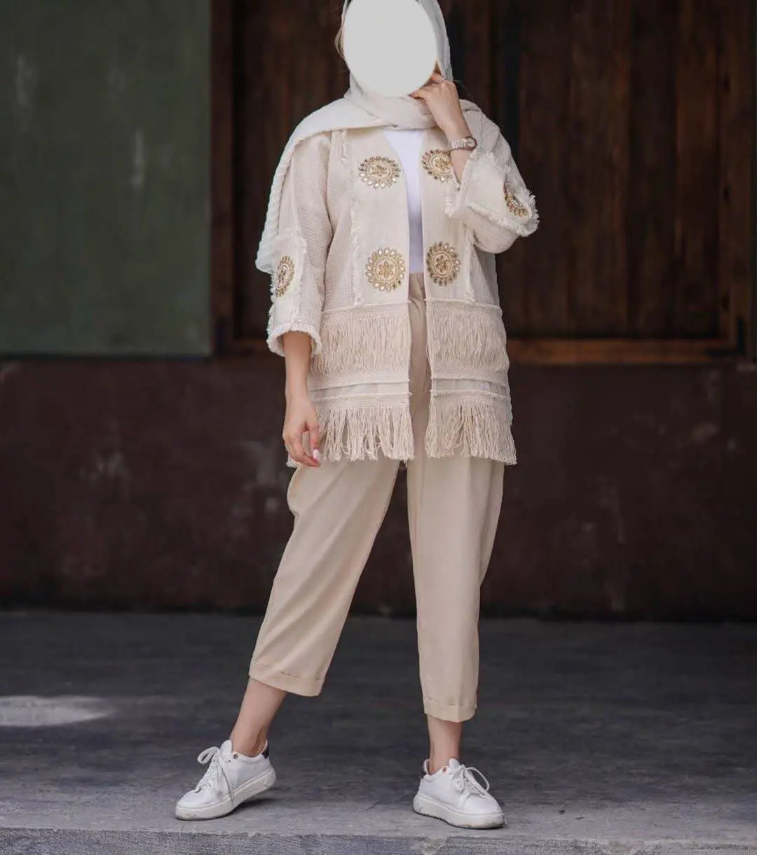 👚 نام: مانتو شلوار لنین✔️
