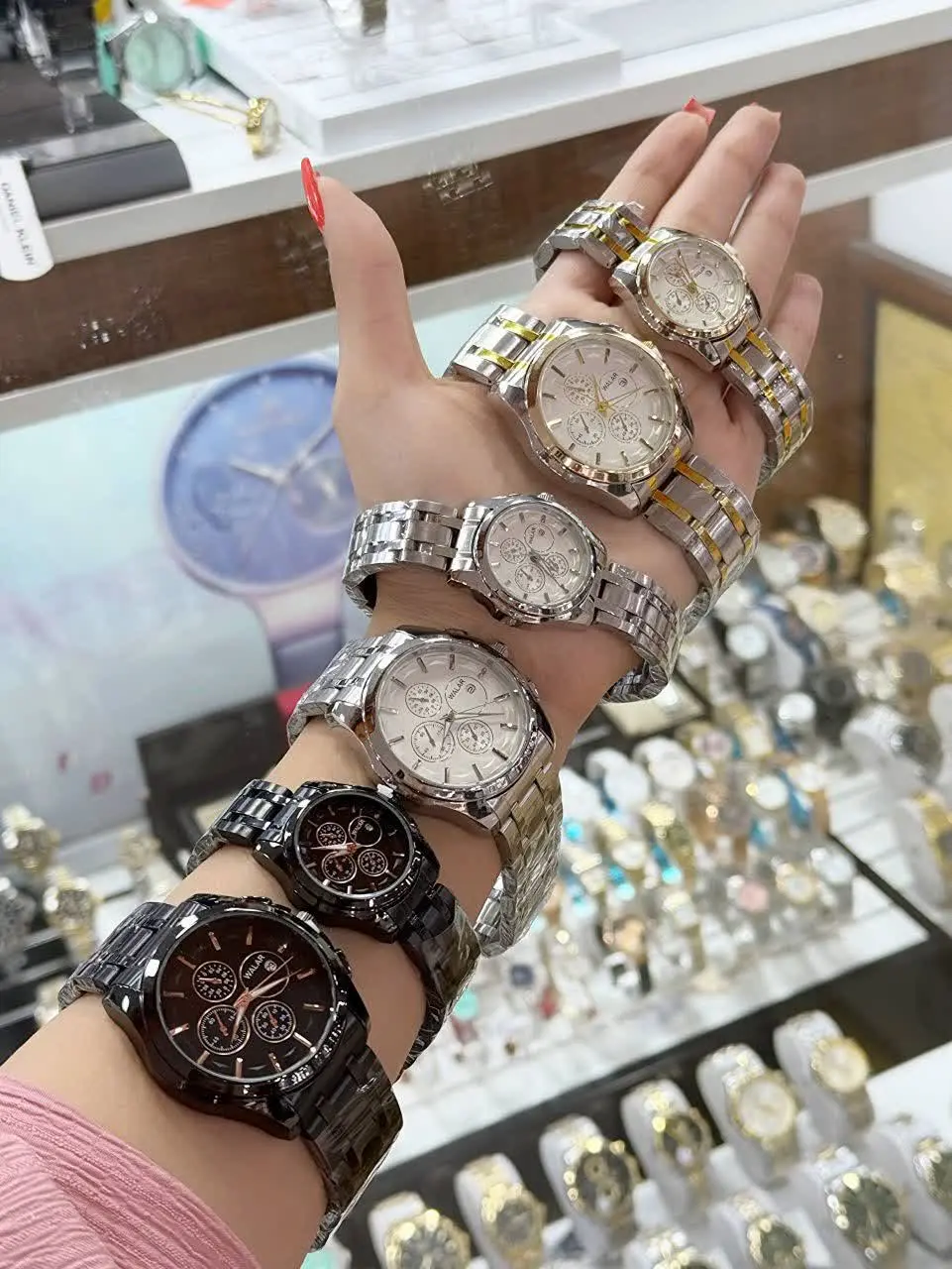 ساعت ست فلزی مارک والار