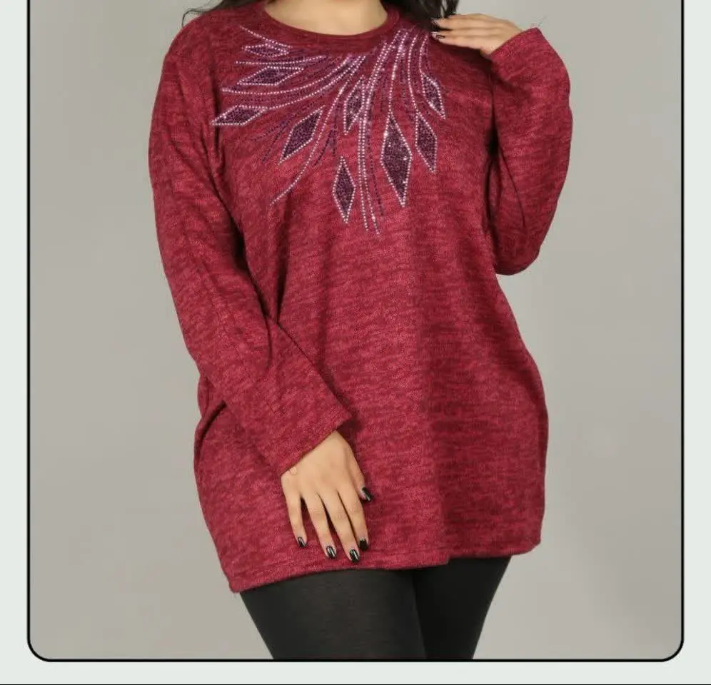 بلوز سوپر سایز نگین دار