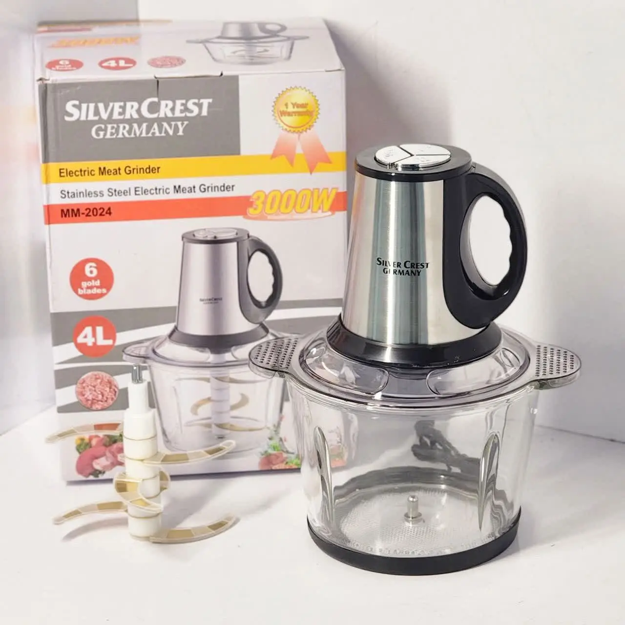 #خردکن و غذاساز ۴ لیتری crest
