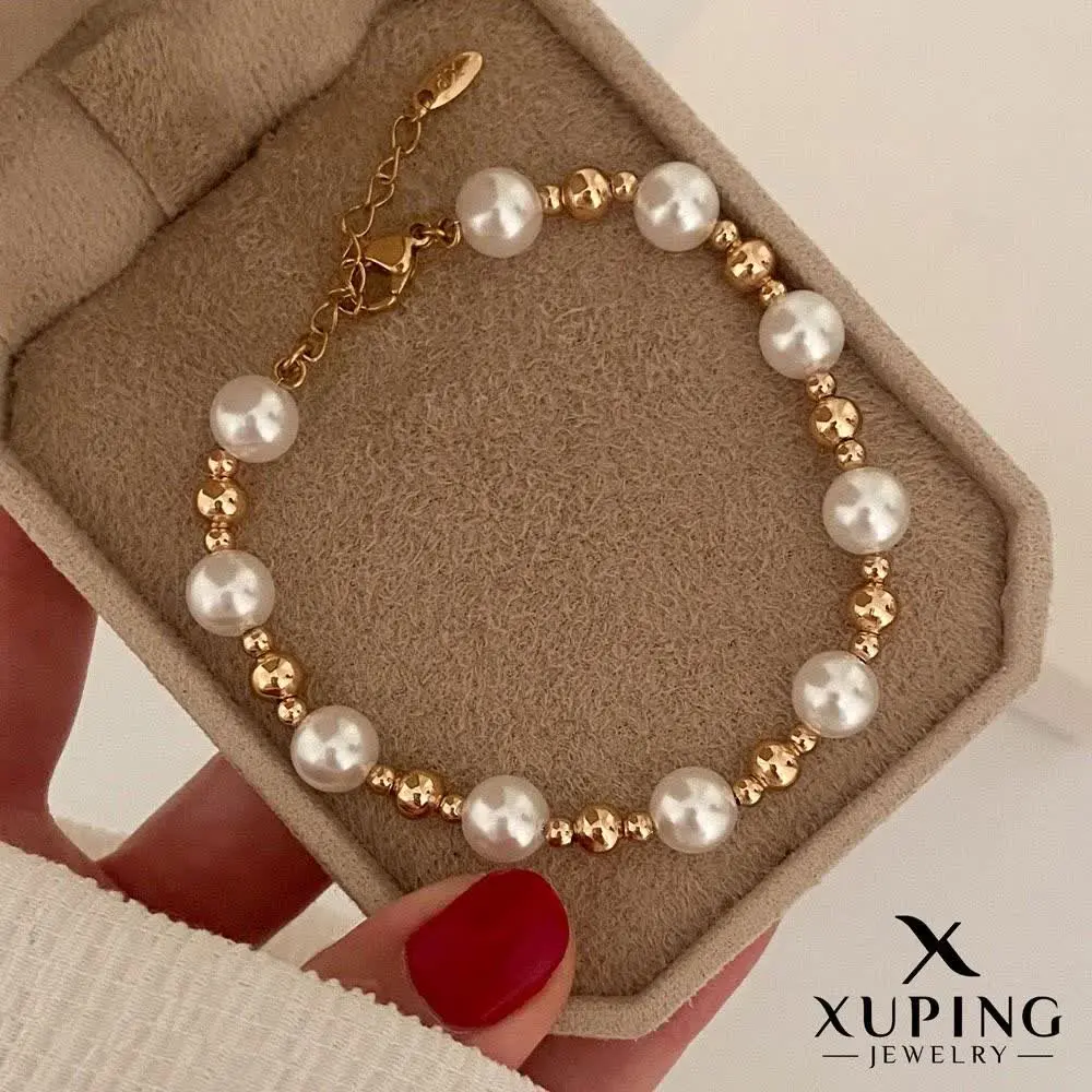 💎 دستبند مروارید و گوی برند...