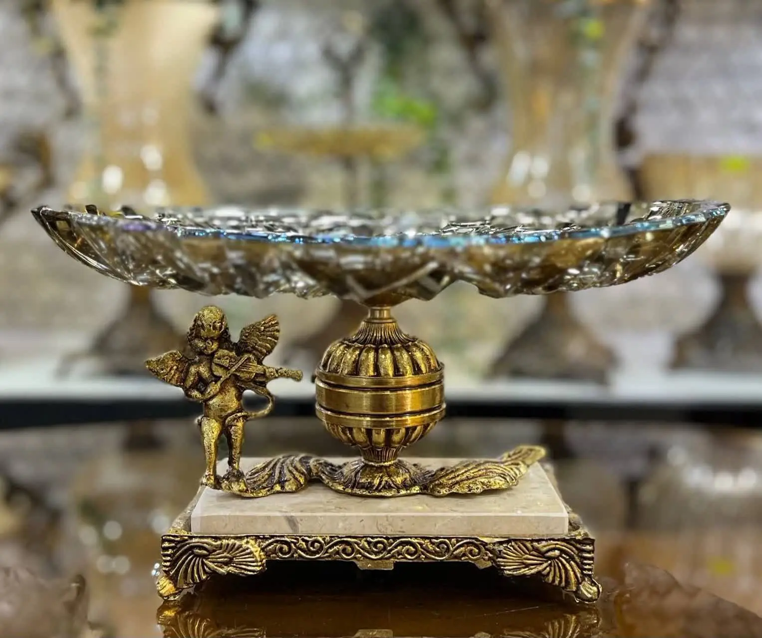 🛑شیرینی خوری کایا ارغوانی پایه سنگی آنجل
