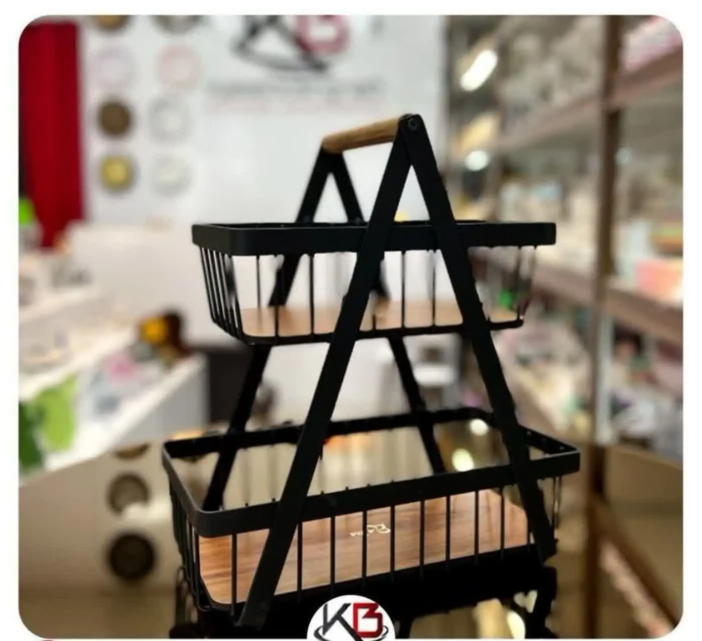 استند دوطبقه مفتولی بسیار م...