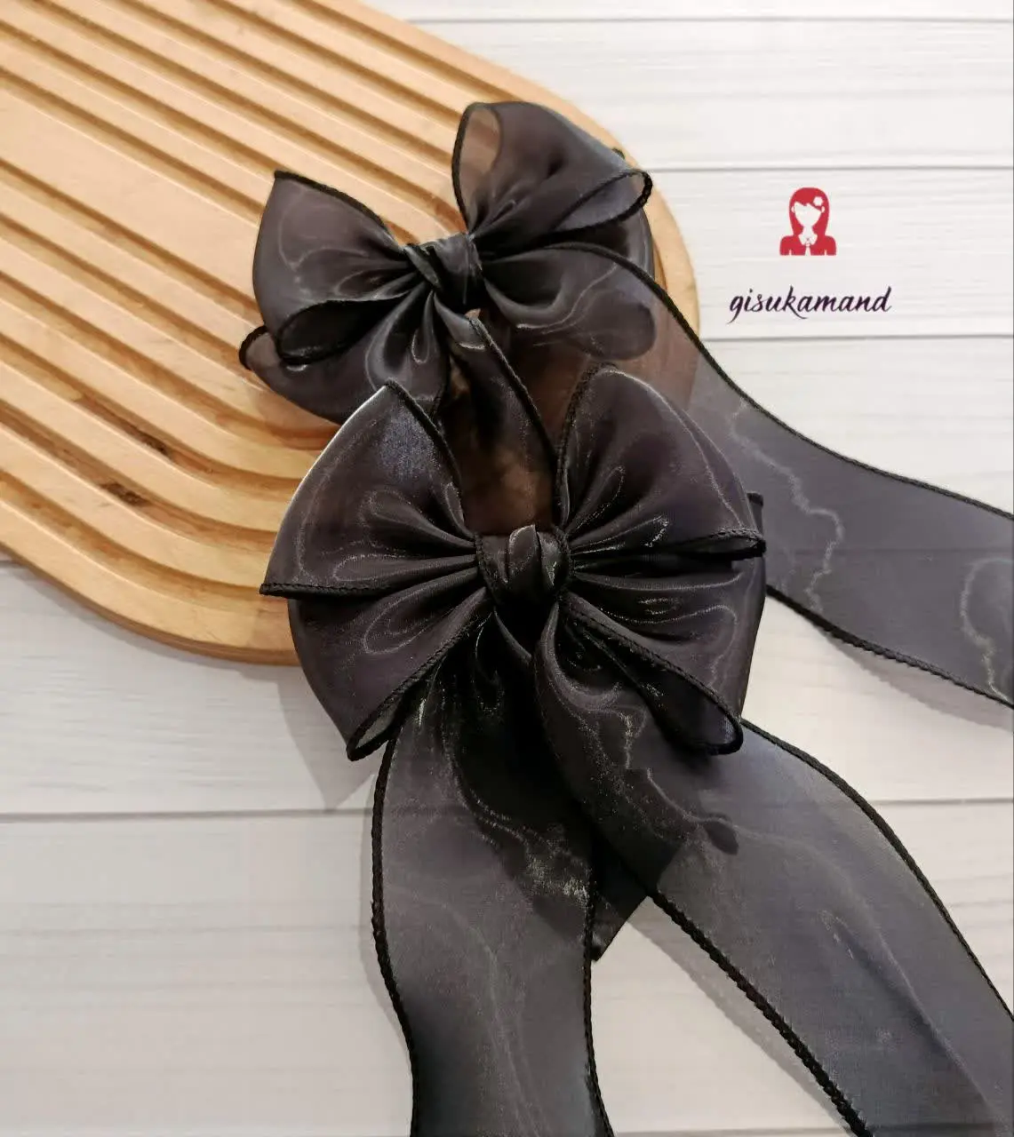 گلسر پاپیون  حجیم حریر 🥰