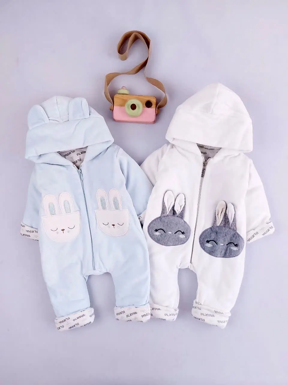 کاپشن سرهمی خرگوش از برند م...