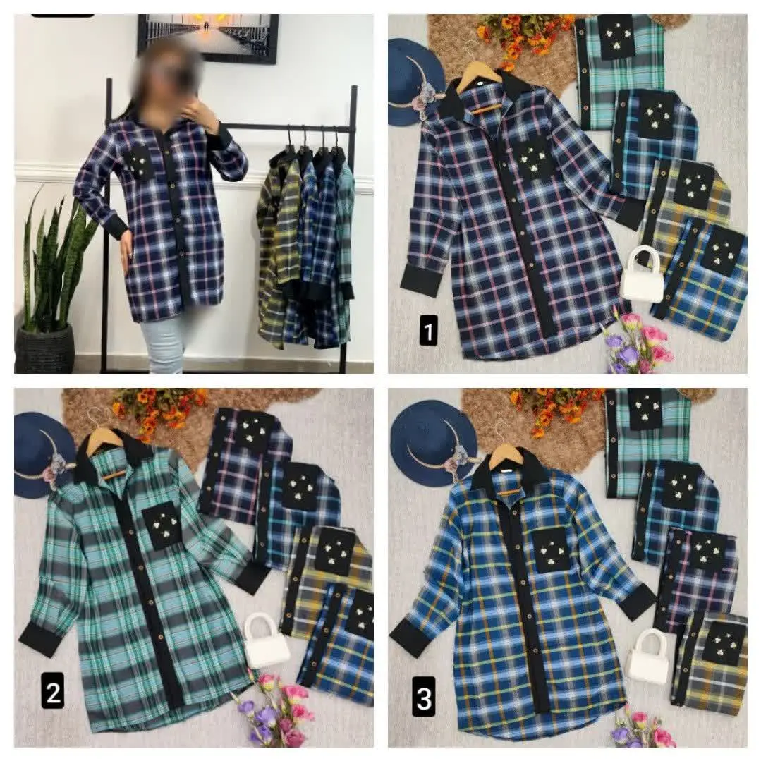 مدل #چهارخونه تک جیب
