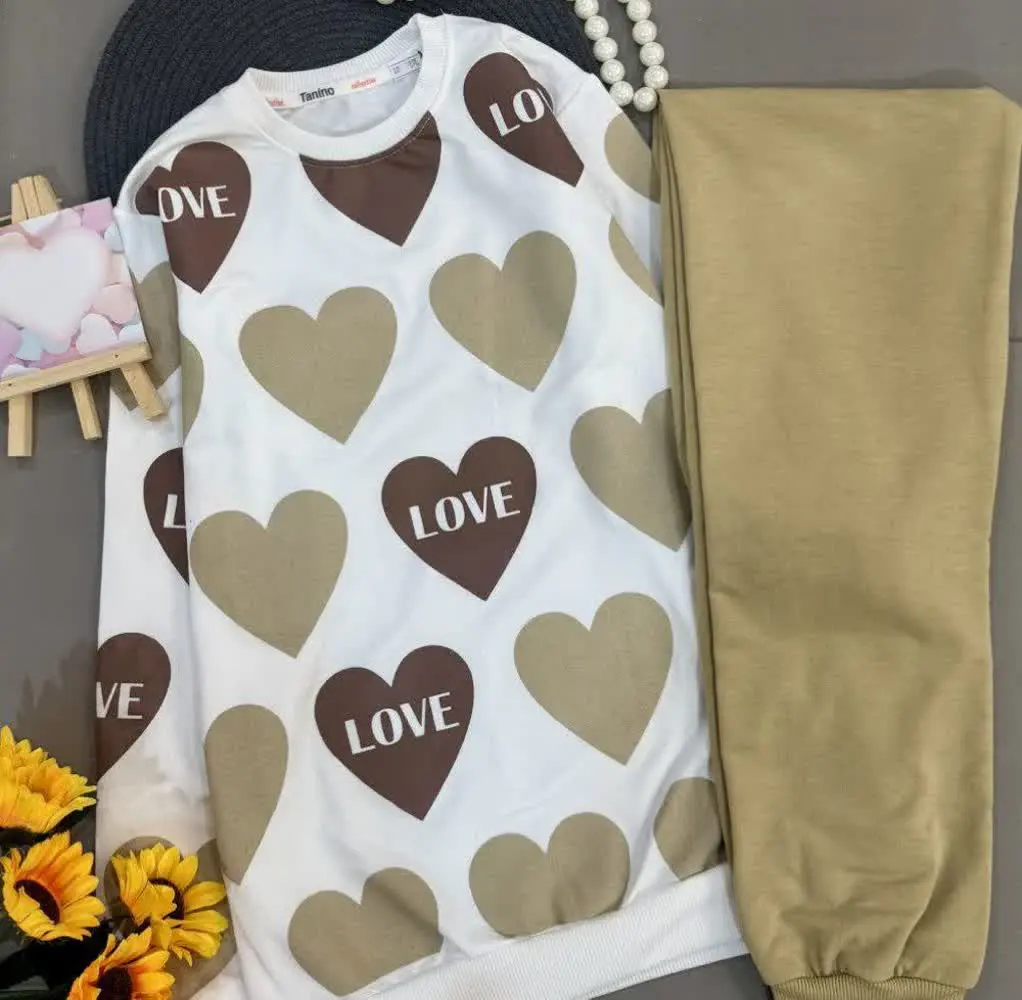 ست بلوز شلوار قلبی