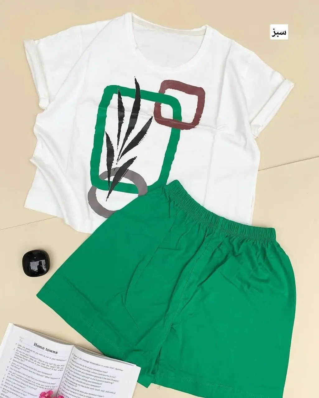 🦋نام محصول: کراپ شورتک گلبرگ ۶🌿
