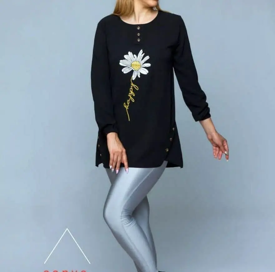 💐نام کالا: تونیک وسط گل 🌻
